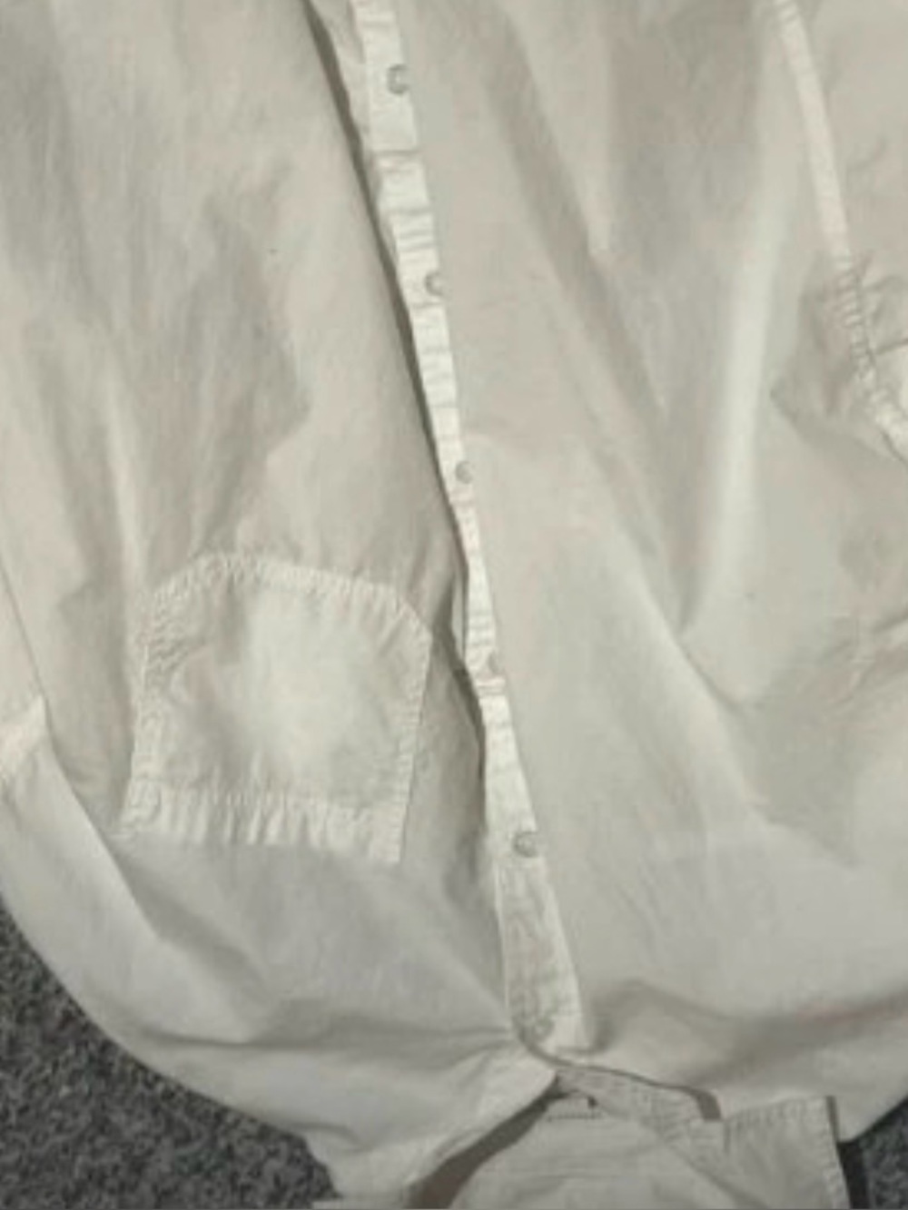 white sheer blouse